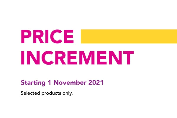 Notice: Price Increment