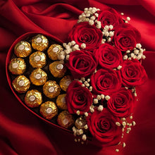 Load image into Gallery viewer, Valentine&#39;s Gift Box: Chocolate &amp; Roses💘